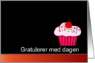 Norwegian Happy Birthday - Gratulerer med dagen card