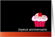 French Happy Birthday - Joyeux anniversaire card