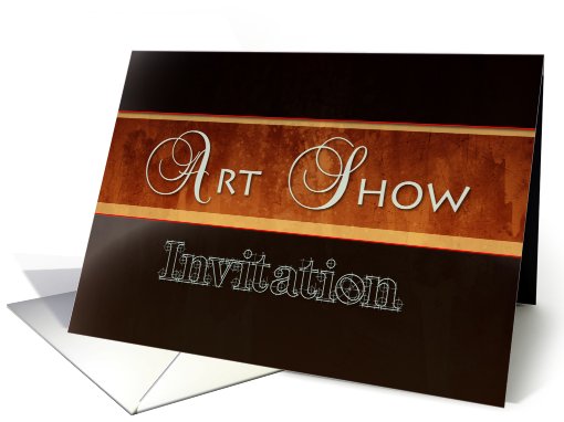 Art Show Invitation card (775849)