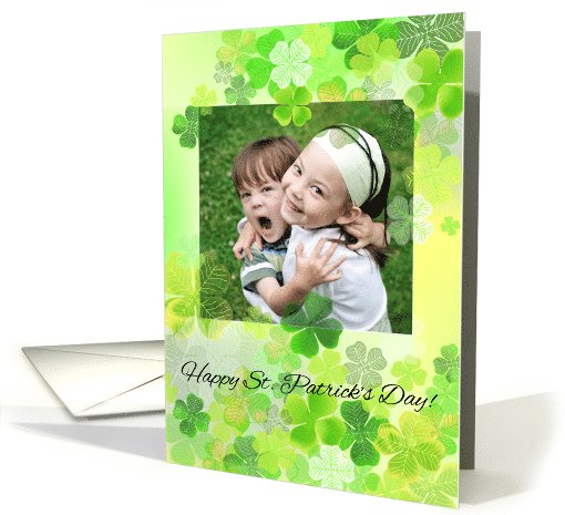 Happy St. Patrick's Day - Clovers card (907185)
