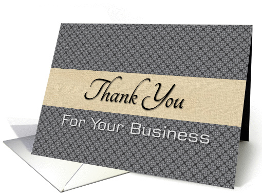 Thank You For Your Business card (911010)