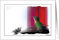 Nature - Hummingbird card
