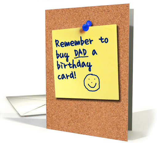 Birthday Dad Note card (605478)