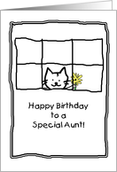 Birthday Aunt Cat