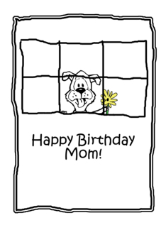 Birthday Mom Dog...