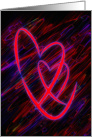 Hearts, Love and Romance card