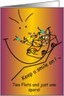 Hang in there friends card