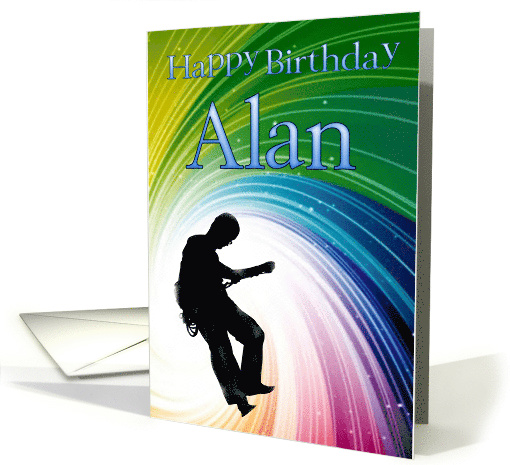 happy birthday Alan card (595290)