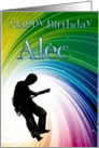 happy birthday Alec card
