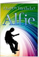 happy birthday Alfie card