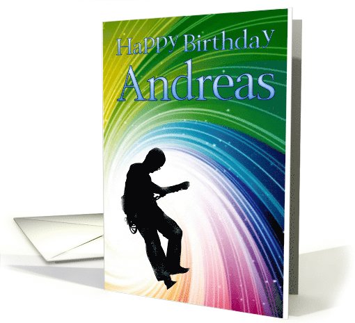 happy birthday andreas card (595394)