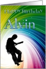 happy birthday alvin card