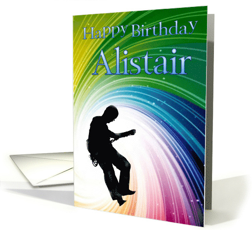 happy birthday alistair card (595407)