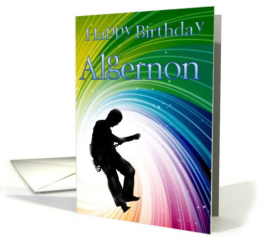 happy birthday algernon card (595412)