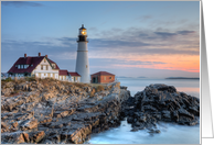 Portland Head Lighthouse (I) - Retirement Congratulations card