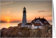 Portland Head Lighthouse (II) - Retirement Congratulations card
