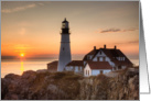 Portland Head Lighthouse (II) - Retirement Congratulations card