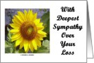 With Deepest Sympathy For Your Loss card
