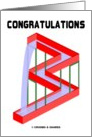 Congratulations (Perpetual Waterfall) card