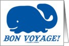 Bon Voyage! (Blue Whale) card