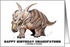 Happy Birthday Grandfather (Achelousaurus Dinosaur) card