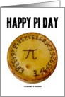 Happy Pi Day (March 14th Mathematical Constant) card