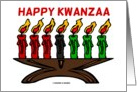 Happy Kwanzaa (Kinara Candle Holder) card