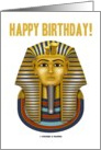 Happy Birthday! (King Tut Golden Mask) card
