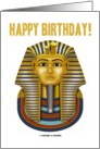 Happy Birthday! (King Tut Golden Mask) card