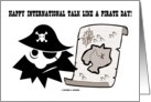 Happy International Talk Like A Pirate Day (Pirate Treasure Map) card