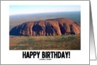 Happy Birthday! (Uluru Ayers Rock) card