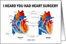 I Heard You Had Heart Surgery (Heart Diastole Systole Recovery) card