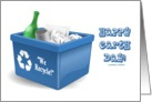 Happy Earth Day Recycle Bin We Recycle card