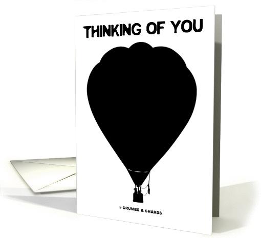 Thinking Of You (Hot Air Balloon Silhouette With Two... (838367)