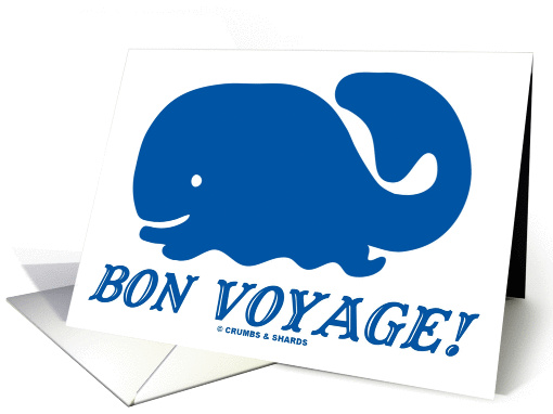 Bon Voyage! (Blue Whale) card (838442)