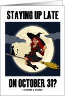 Staying Up Late On October 31? card
