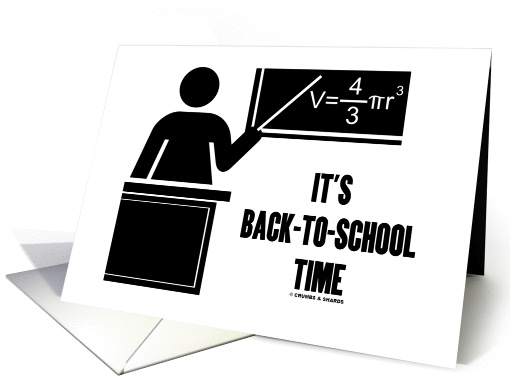 It's Back To School Time (Teacher Chalk Board Volume... (843249)
