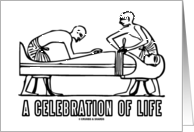 A Celebration Of Life (Ancient Egyptian Embalming Afterlife) card
