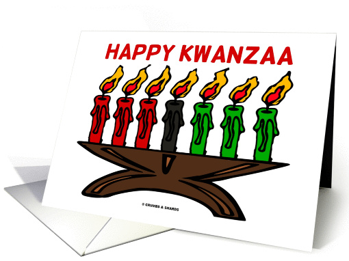Happy Kwanzaa (Kinara Candle Holder) card (846313)