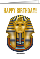 Happy Birthday! (King Tut Golden Mask) card