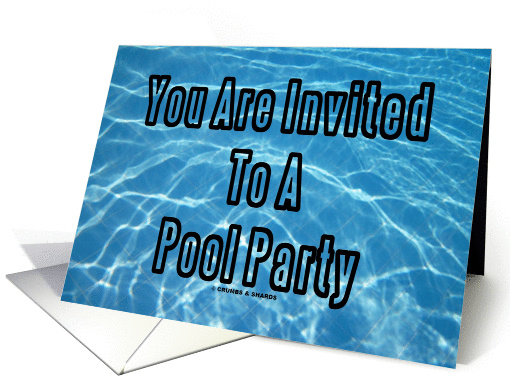 You Are Invited To A Pool Party (Pool Water Azure Blue... (850525)