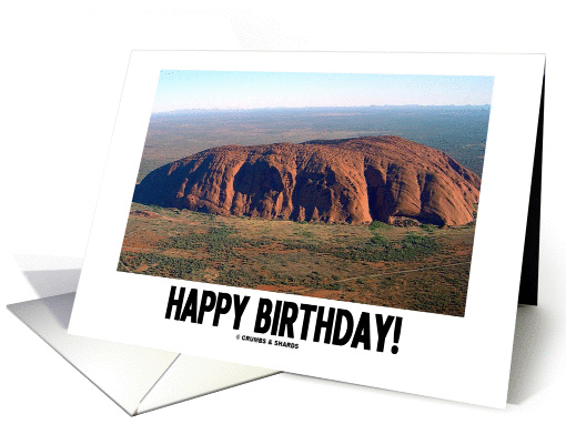 Happy Birthday! (Uluru Ayers Rock) card (851311)