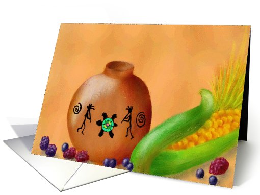 Occasions, Summer, Indian pottery card (602280)