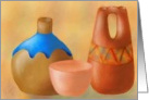 collection of Indian Pots card