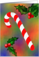 Christmas candy cane...