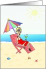 Happy Retirement Beach Hot Mama card