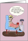 Hot Flashes Birthday Card 