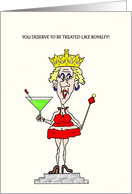 ROYALTY HOT MAMA 60TH BIRTHDAY CARD