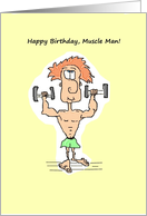 Muscle Man Cartoon...