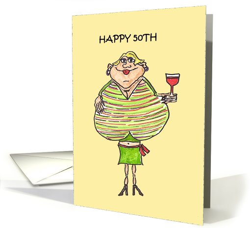 Happy 50th Birthday
 card (673928)